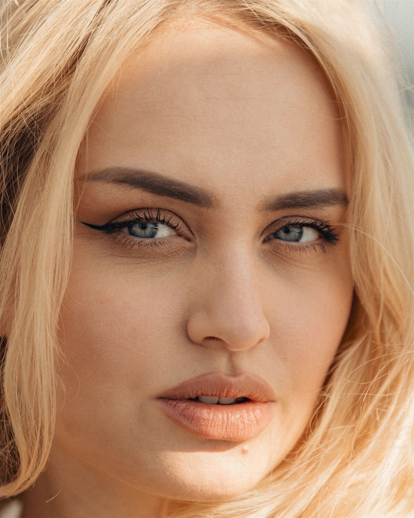 Colour portrait in warm light